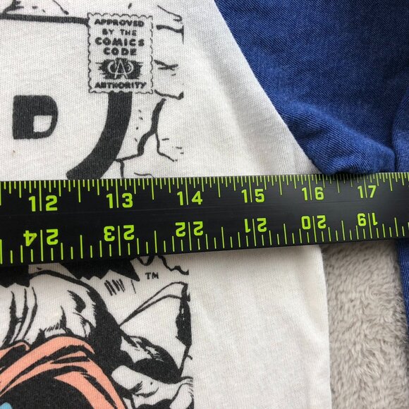 Marvel Mens Thor T-Shirt Large 3/4 Sleeve Mighty Thor Graphic Tee Casual Comics - Picture 6 of 9